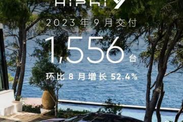 高合HiPhiY交付信息9月交付1556台